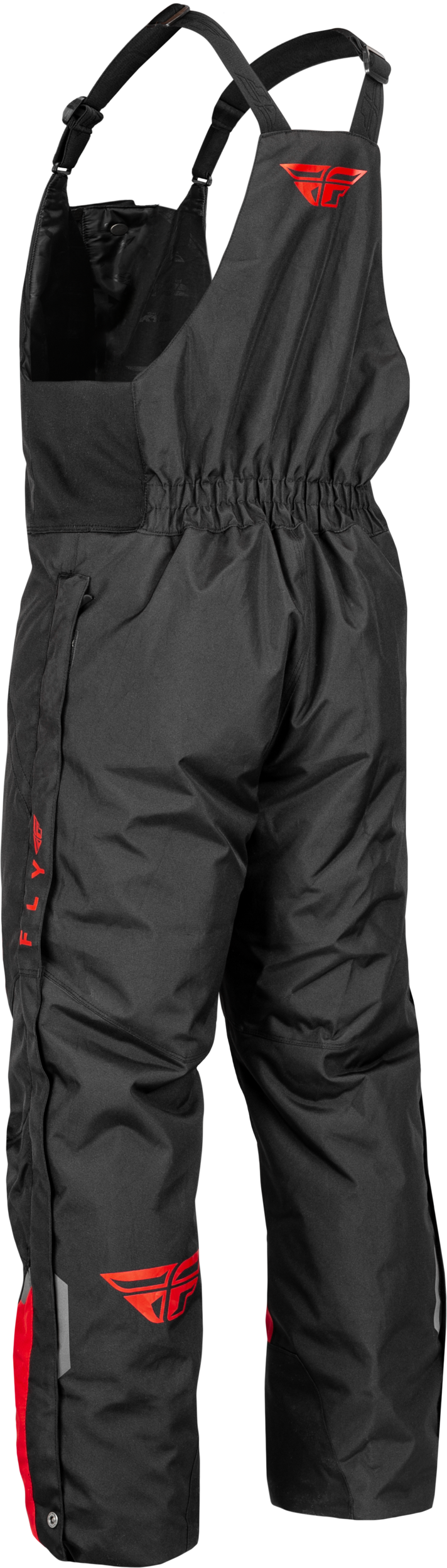 Fly Racing Outpost Bib Pants Black/Red 2X-Large – Snowproof, Weather-Resistant Ski Bibs with Thermal Insulation