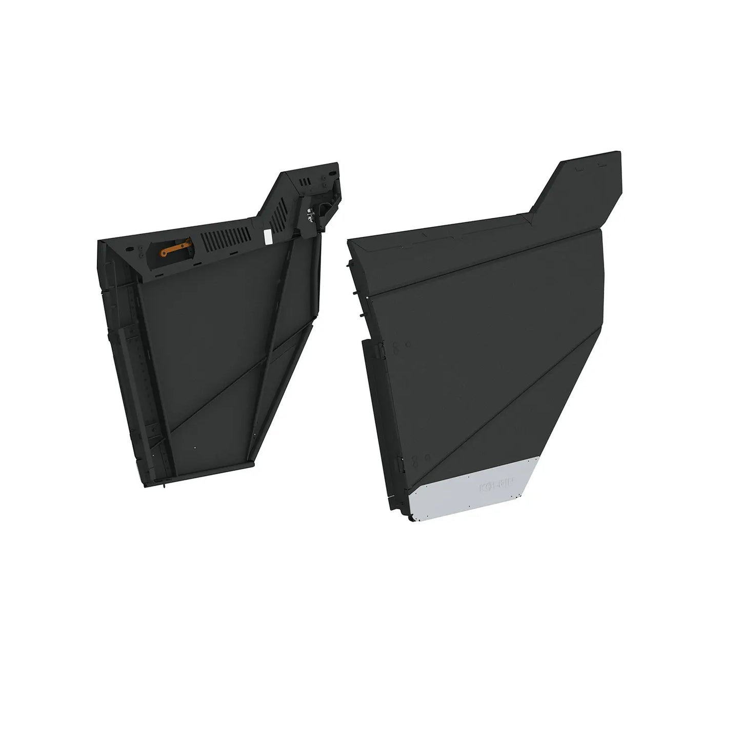 KOLPIN Steel Front Half Doors for ATV/UTV – Easy Install, Multi-Point Mounting, Automotive-Style Handle
