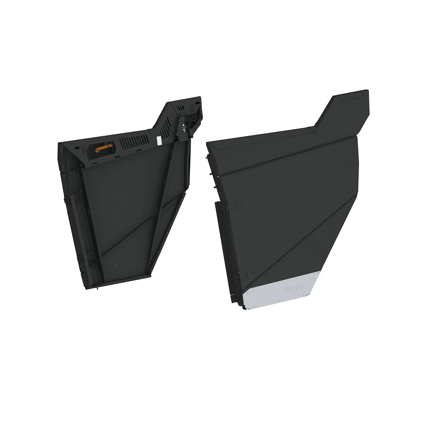 KOLPIN Steel Front Half Doors for ATV/UTV – Easy Install, Multi-Point Mounting, Automotive-Style Handle