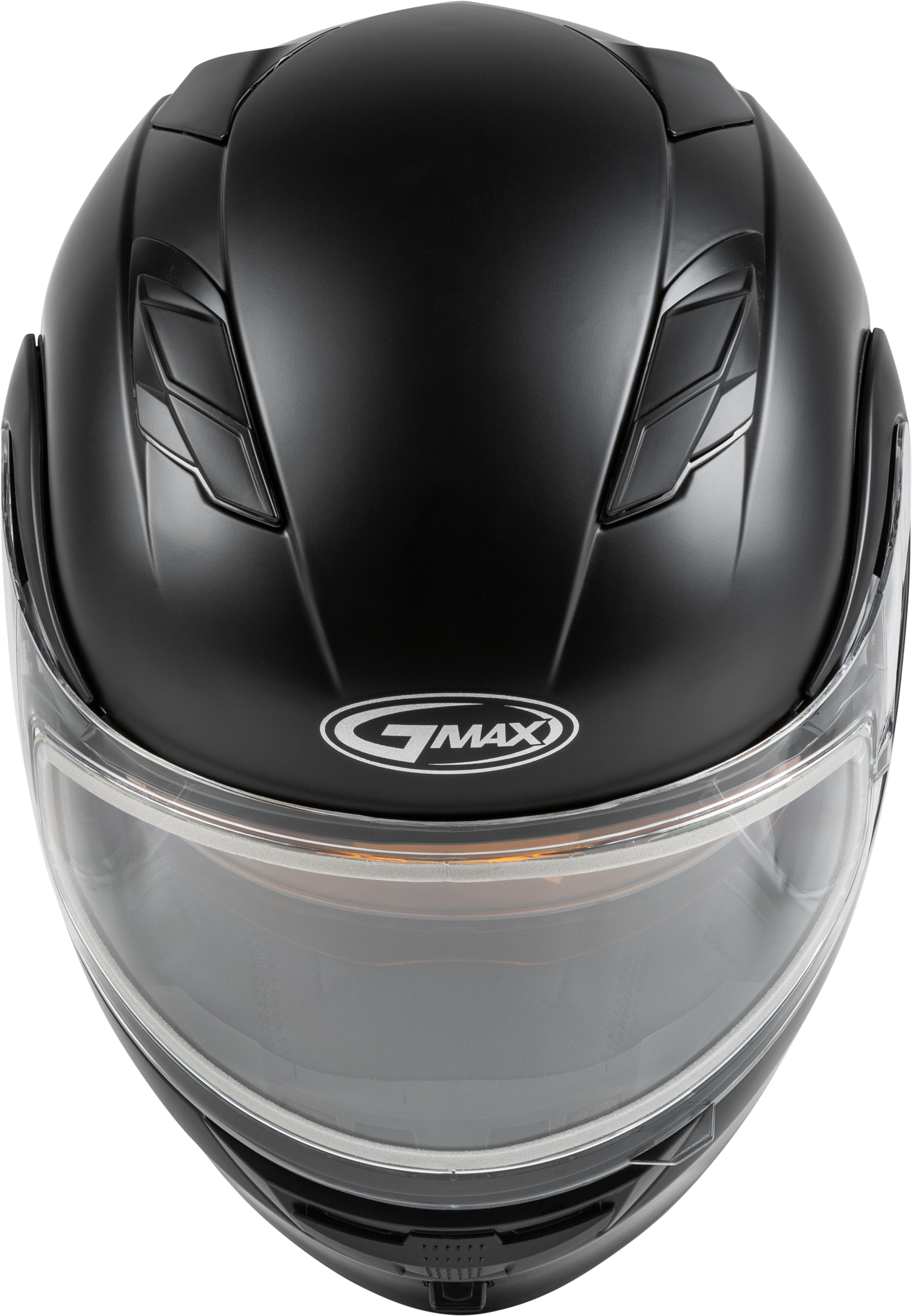 GMAX MD-01S Matte Black Modular Snow Helmet with Quick Release Buckle and Integrated LED Light