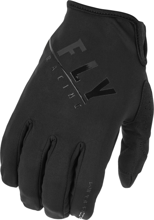 Fly Racing Windproof Gloves Black Size US 13 – Lightweight and Windproof Midweight Snow Glove