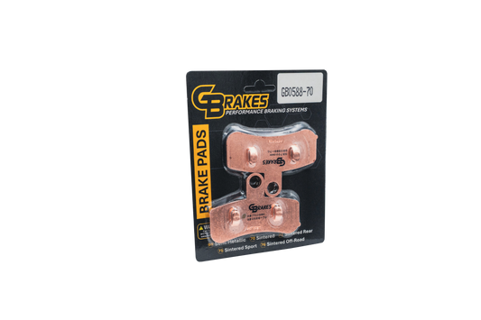 GBRAKES V-Twin Front Sintered Brake Pads (Part GB0588-70)