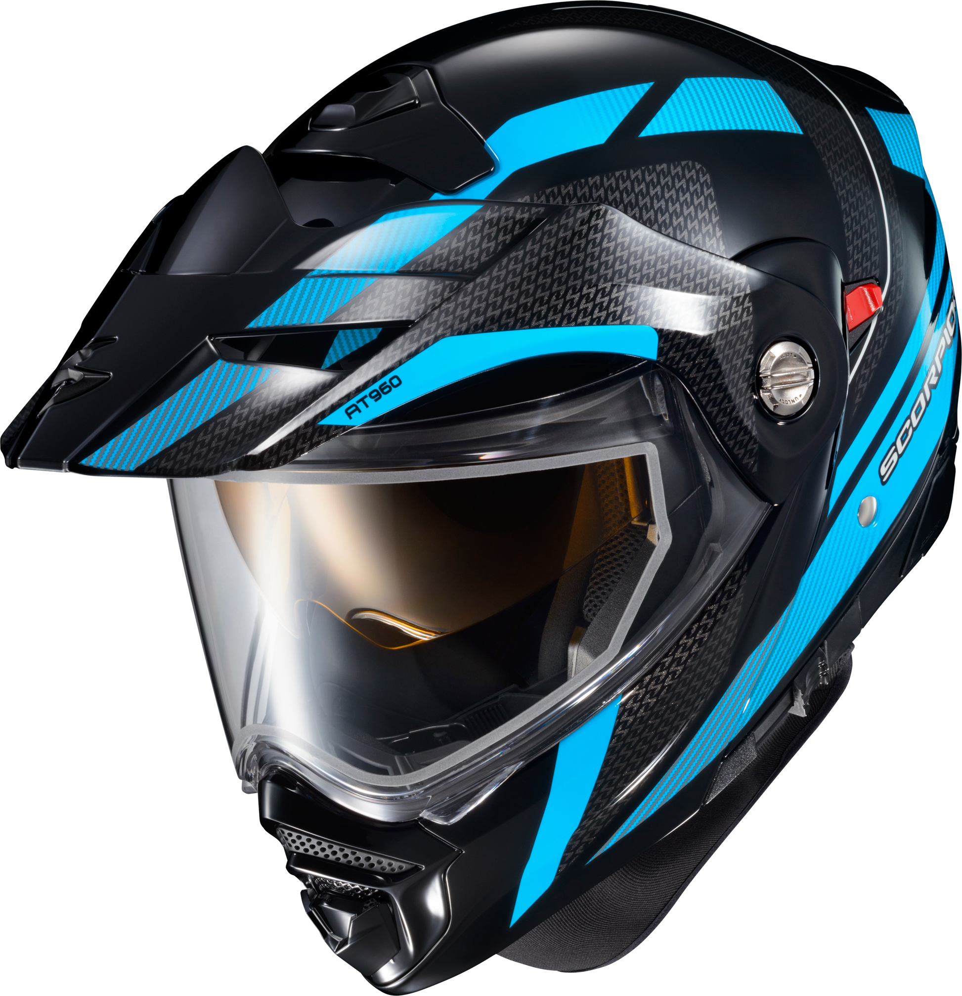 Scorpion EXO Exo AT960 Cold Weather Modular Helmet - Large Light Blue