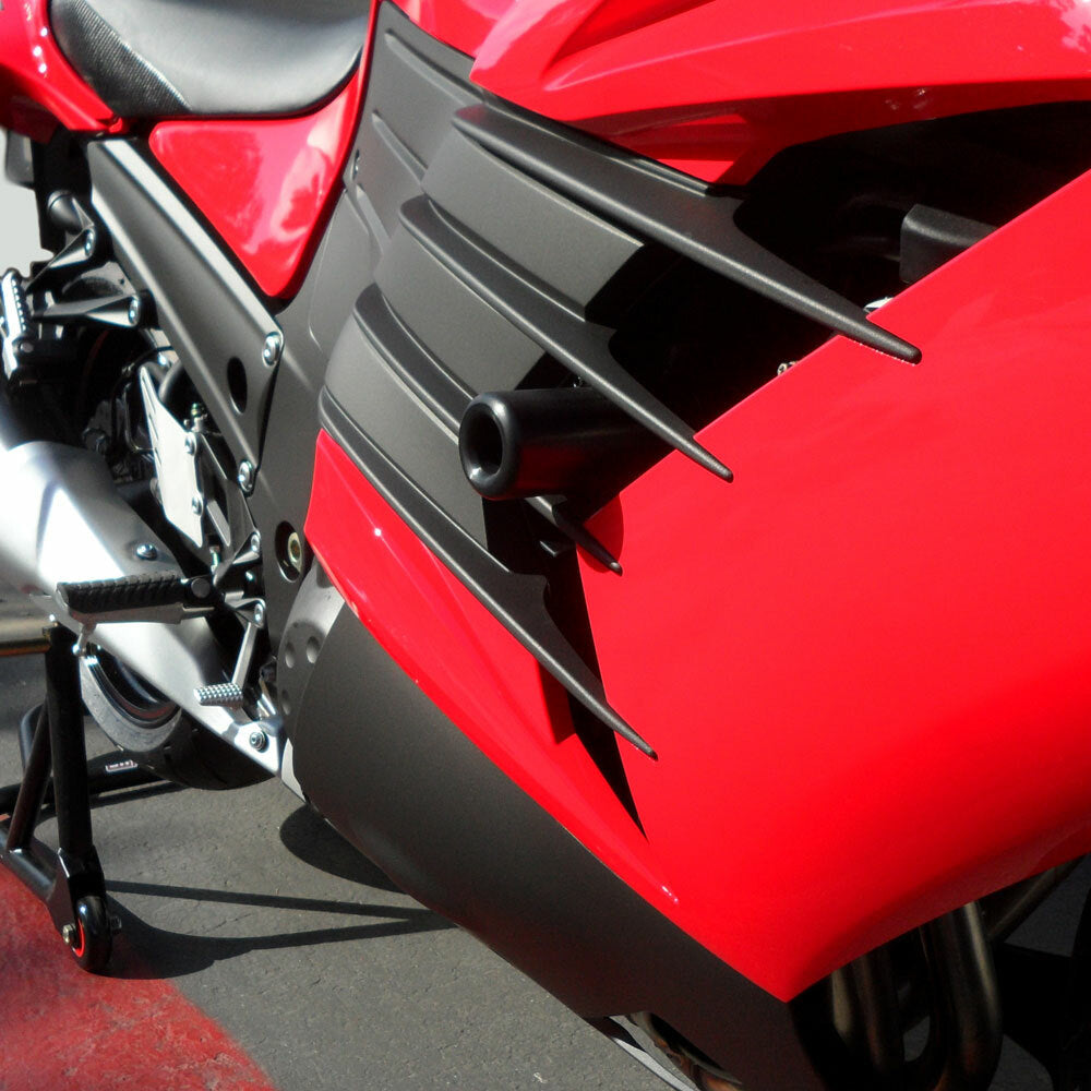 Shogun Frame Sliders No Cut Black for Kawasaki ZX-14R (2012-2021)