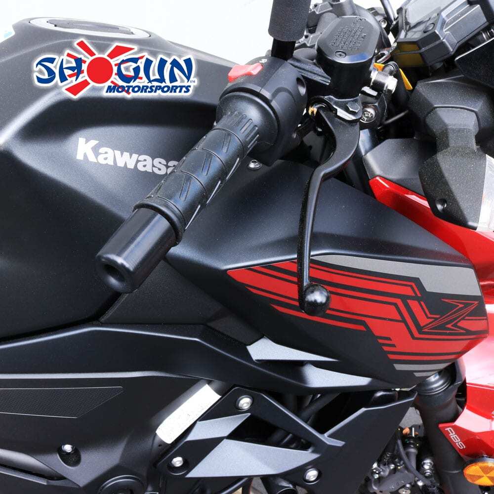 Shogun Motorsports Black Complete Frame Slider Kit for Kawasaki Ninja 400 and Z400 ABS (Part #755-4159)