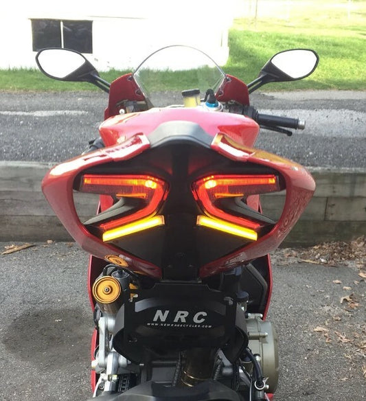 NEW RAGE CYCLES Ducati 1299 Panigale Fender Eliminator Kit with LED Tail Light and License Plate Bracket