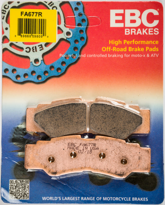 EBC Fa677R Sintered R Series Brake Pads for Yamaha YXZ 1000 R