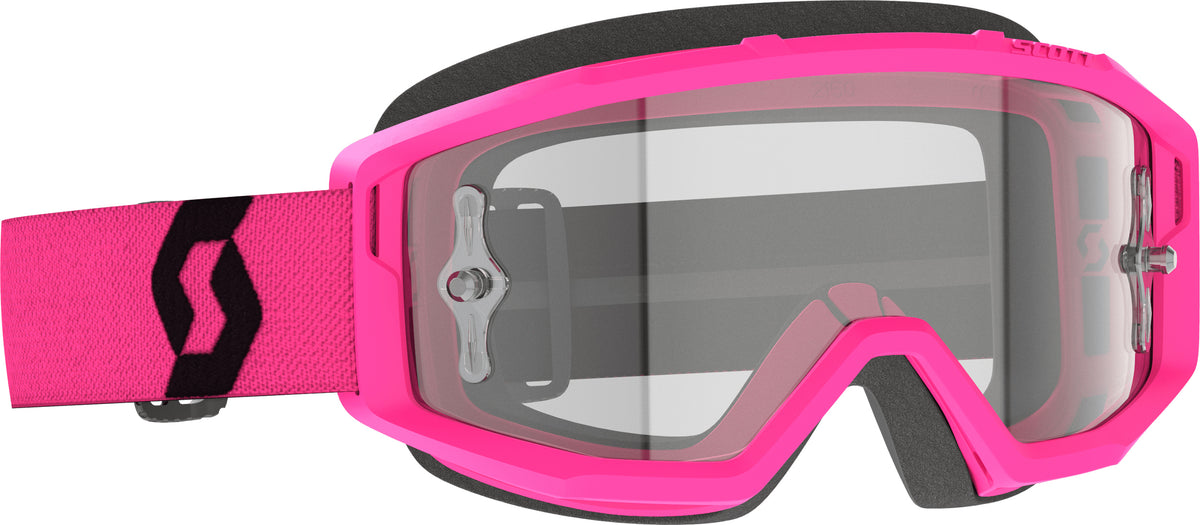 SCOTT Primal Goggle Pink/Black with Clear Lens – Offroad Eyewear for Medium to Small Faces