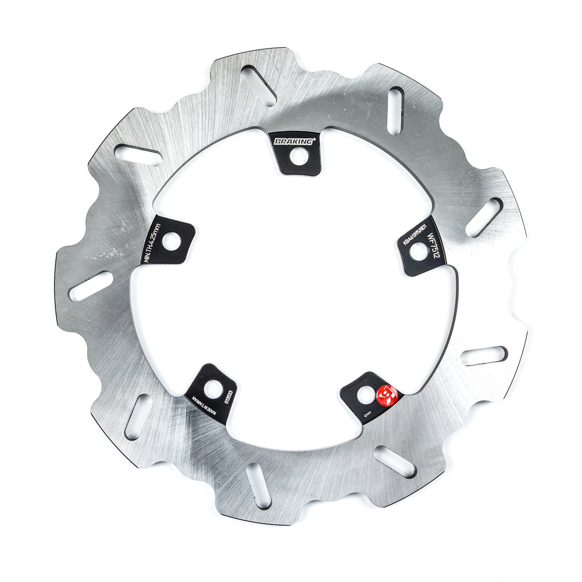 Braking WF7512 Racing Rear Brake Rotor for Aprilia RSV4 and Tuono V4 Models