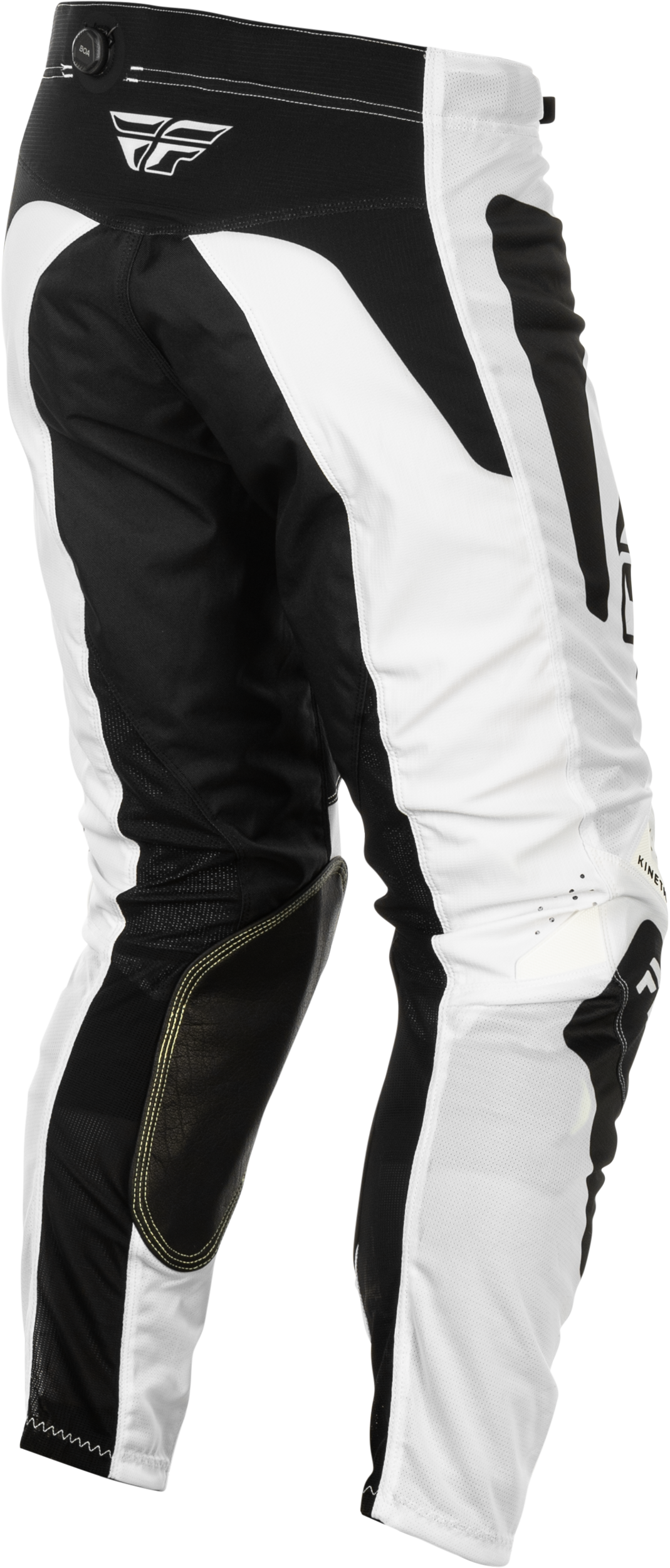 Fly Racing Kinetic Mesh Sym Pants White/Black Size US 30 – Offroad Motorcycle Riding Gear