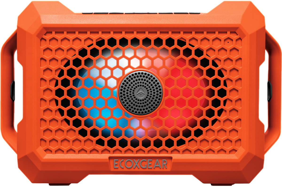 ECOXGEAR Defender GDI-EXDFNR00 Waterproof Portable Bluetooth Speaker with LED Lights and Party Mode