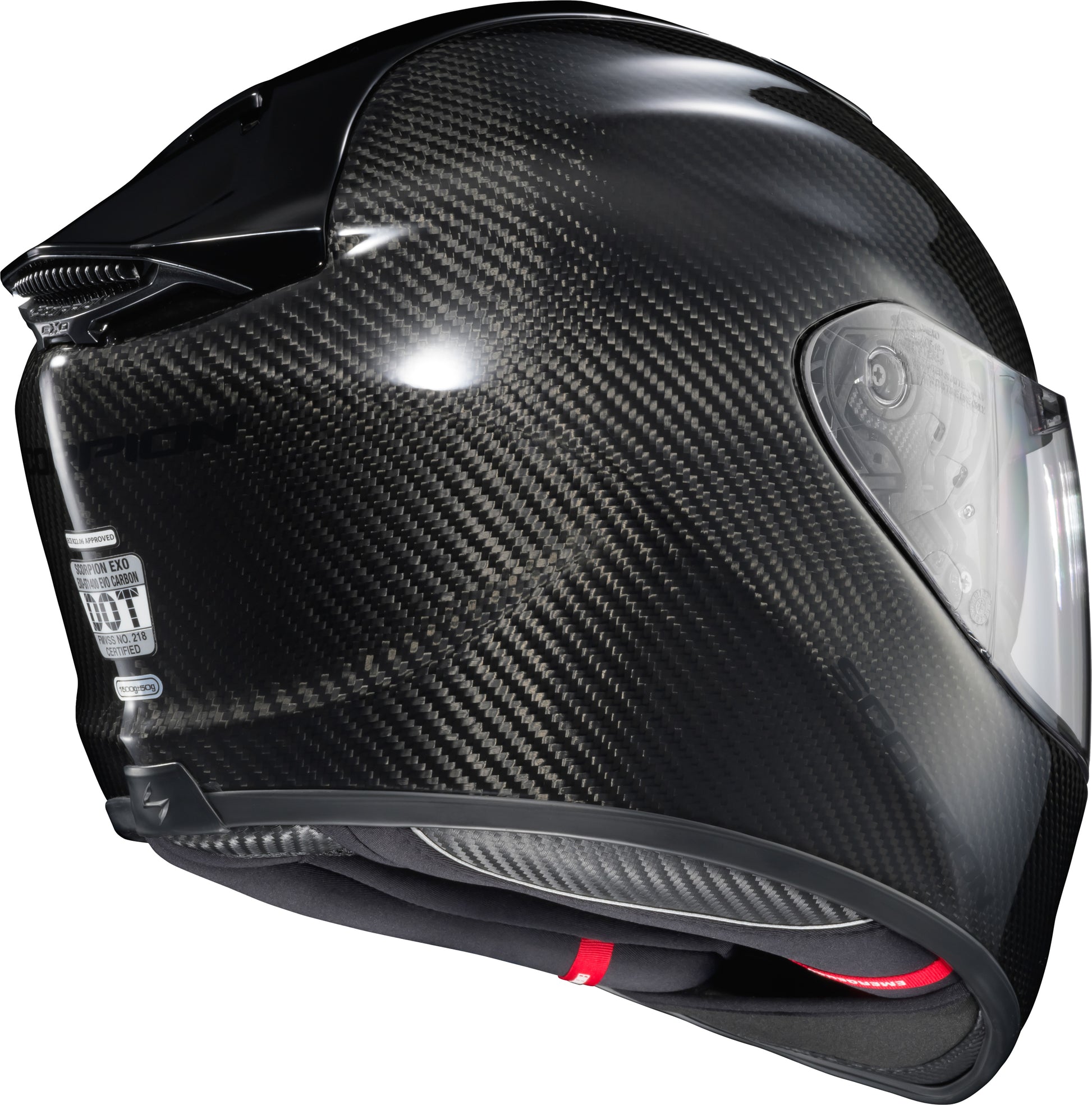 SCORPION EXO - ST1400 EVO Carbon Full-Face Motorcycle Helmet, Medium, Black
