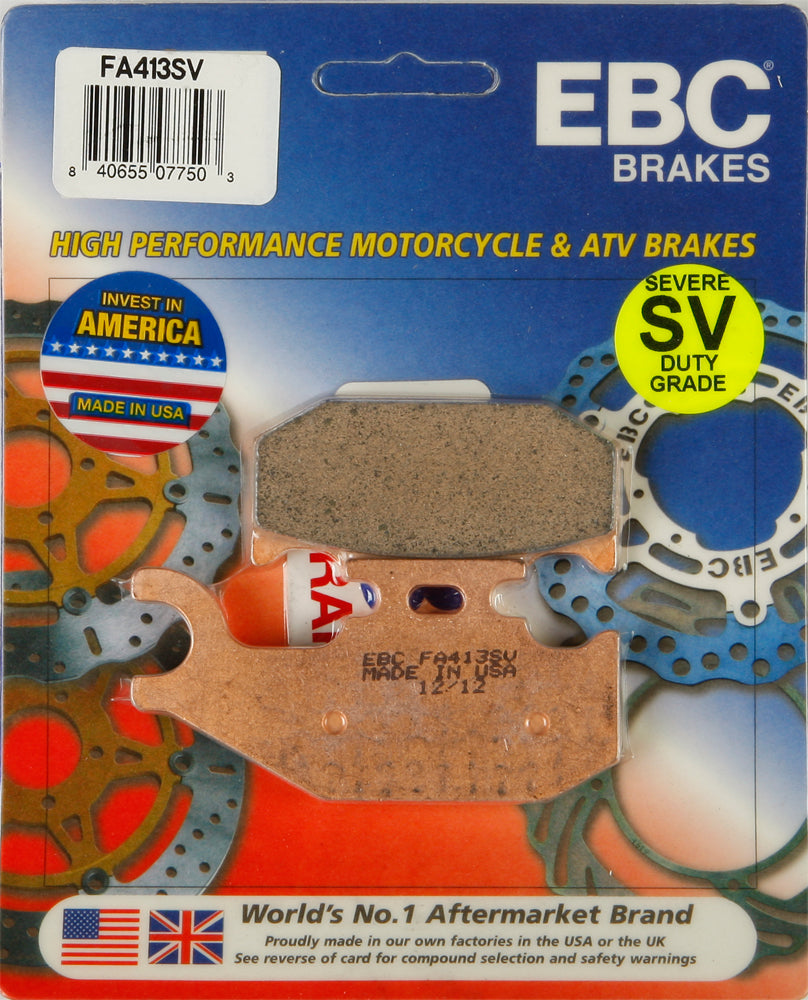 EBC FA413SV Severe Duty Brake Pads for Suzuki ATV/UTV Models