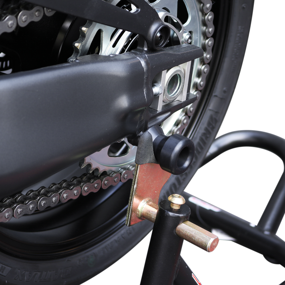 Shogun 701-0669 Black Swingarm Sliders for Yamaha MT-09 (2021-2023)