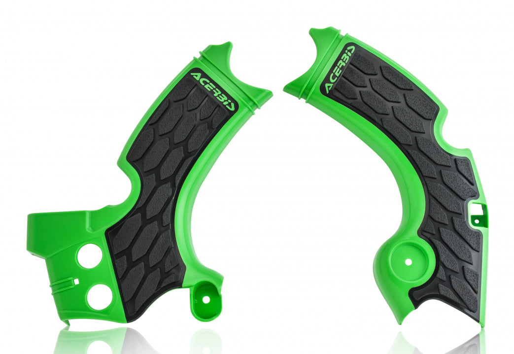 ACERBIS X Grip Frame Guard for Kawasaki KX250F 2017-2020 - Green/Black