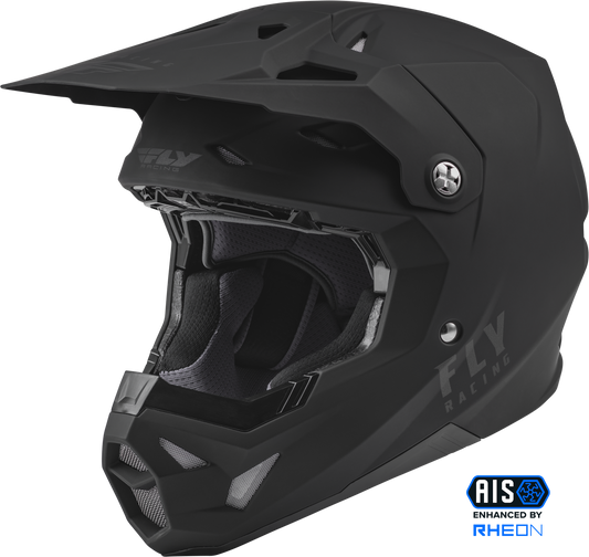 Fly Racing Formula CP Off-Road Helmet Matte Black X-Large - Lightweight, ECE/DOT Approved with Advanced Impact Protection