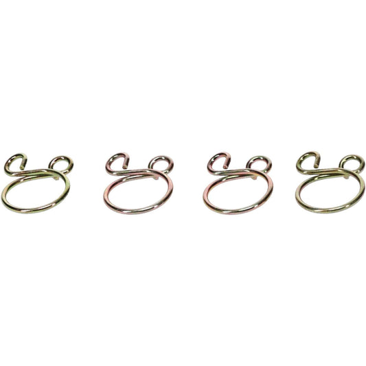 ALL BALLS Hose Clamps Refill Kit 4-Pack for Intake and Fuel Systems
