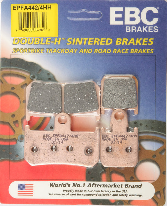 EBC Extreme Pro Brake Pads for Yamaha VMX1700 V-Max and YZF-R1 – High-Performance Street and Race Brake Pads