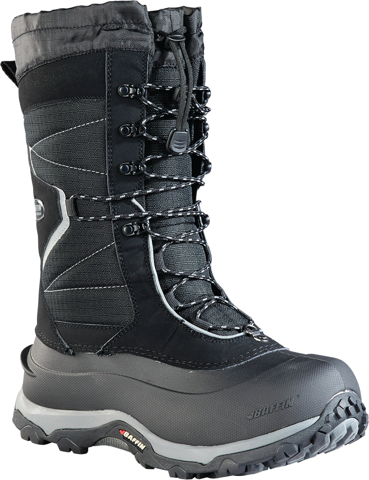 BAFFIN Sequoia Boots Black Size 9 – Waterproof Winter Footwear with Insulation and Superior Grip
