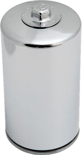 K&N KN-173C Chrome Oil Filter for Harley-Davidson V-Twin Engines