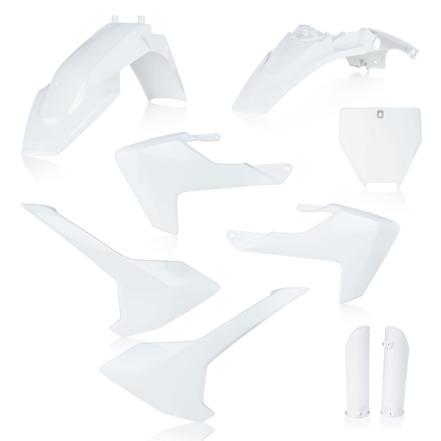 ACERBIS Full Plastic Kit for Husqvarna TC 65 (2017-2024) in White