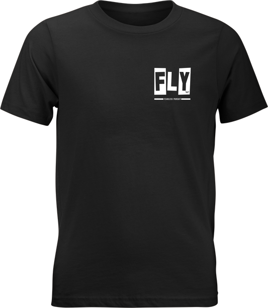 Fly Racing Youth Punk Tee Black Large - Comfortable Short Sleeve Shirt for Teens
