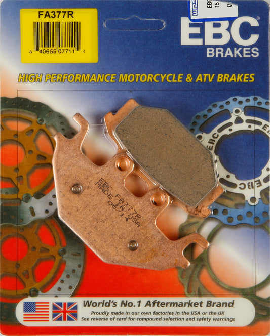 EBC FA377R Brake Pads for ATV/UTV - Reliable Stopping Power for Indian Roadmaster and Kawasaki Mule Models