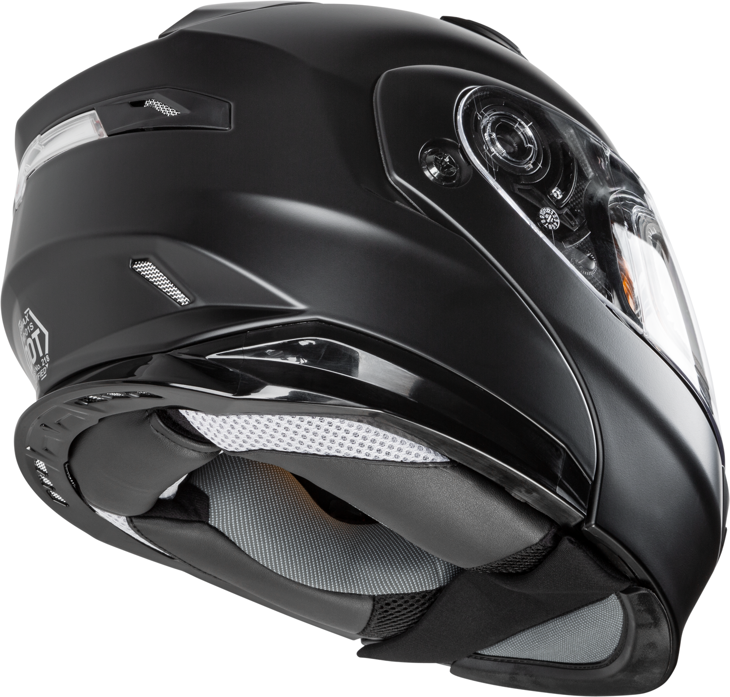 GMAX MD-01S Modular Snow Helmet with Quick Release Buckle and LED Light - Matte Black, 3X-Large