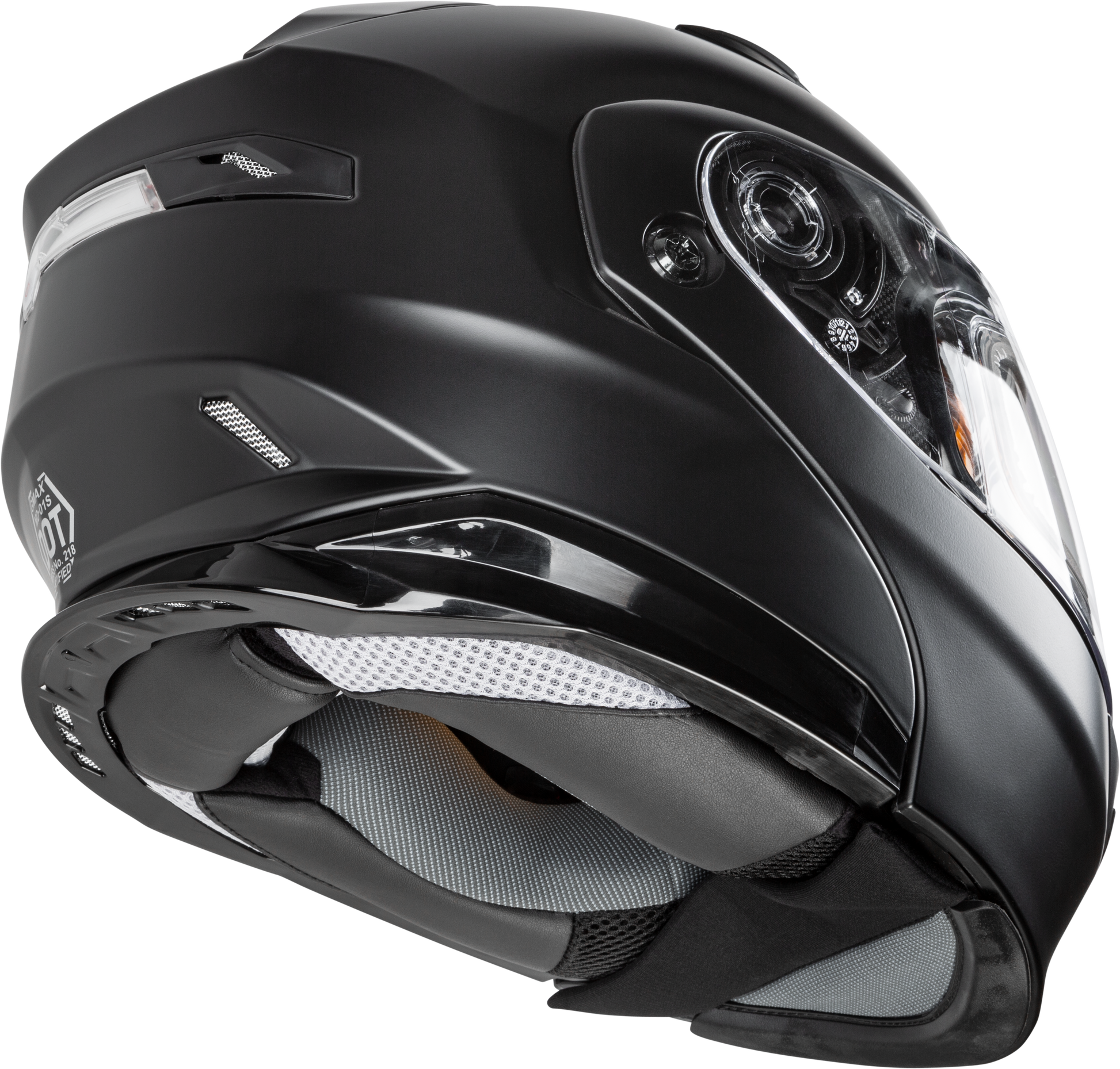 GMAX MD-01S Modular Snow Helmet Matte Black 2X-Large with Quick Release Buckle