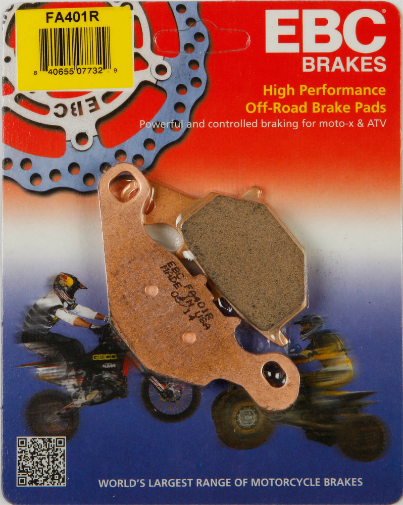 EBC FA401R Brake Pads for Suzuki RM85 Offroad Motorcycles