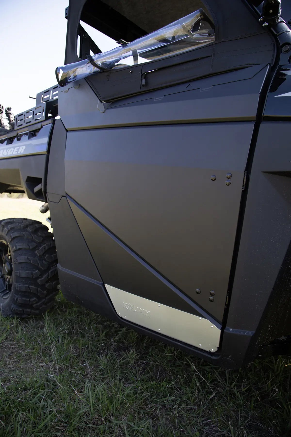 KOLPIN Steel Front Half Doors for ATV/UTV – Easy Install, Multi-Point Mounting, Automotive-Style Handle