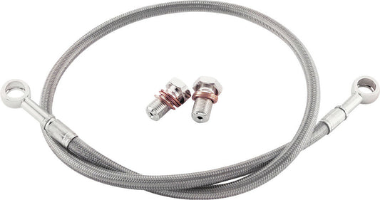 GBRAKES FK003D453R Rear Silver Brake Line for Street Motorcycles