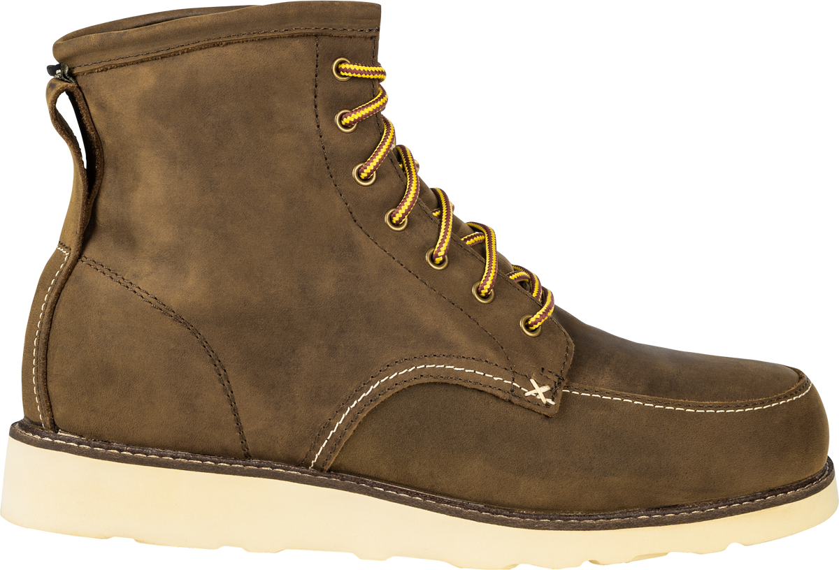 Highway 21 Journeyman Work & Ride Boots Brown US 06 – Durable Waterproof Leather Footwear