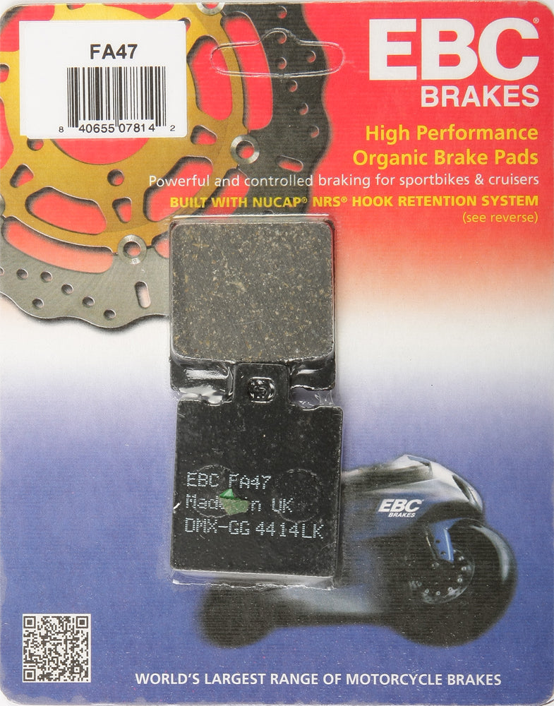 EBC FA47 Brake Pads for Aprilia RS250 - Street Performance Replacement