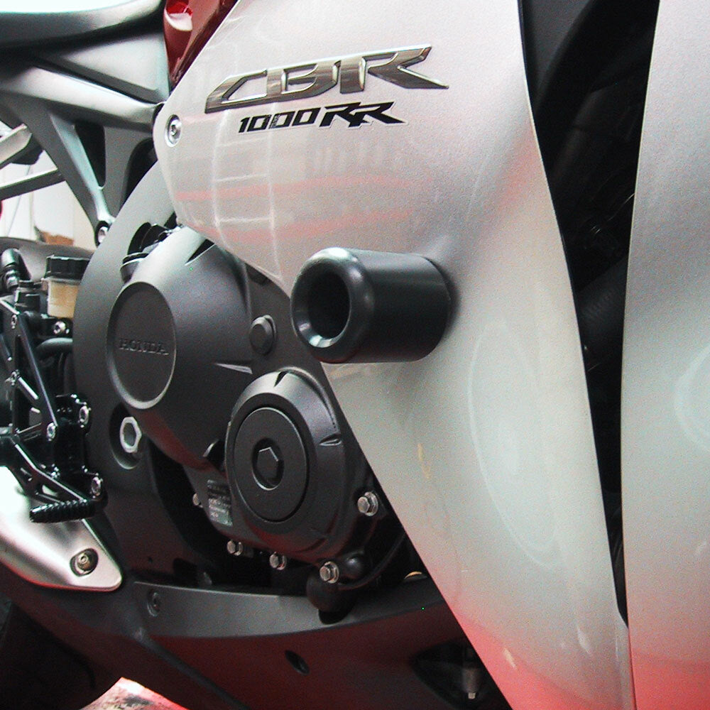 SHOGUN Black Frame Sliders for Honda CBR1000RR 2008-2013 – High-Impact Motorcycle Body Protection