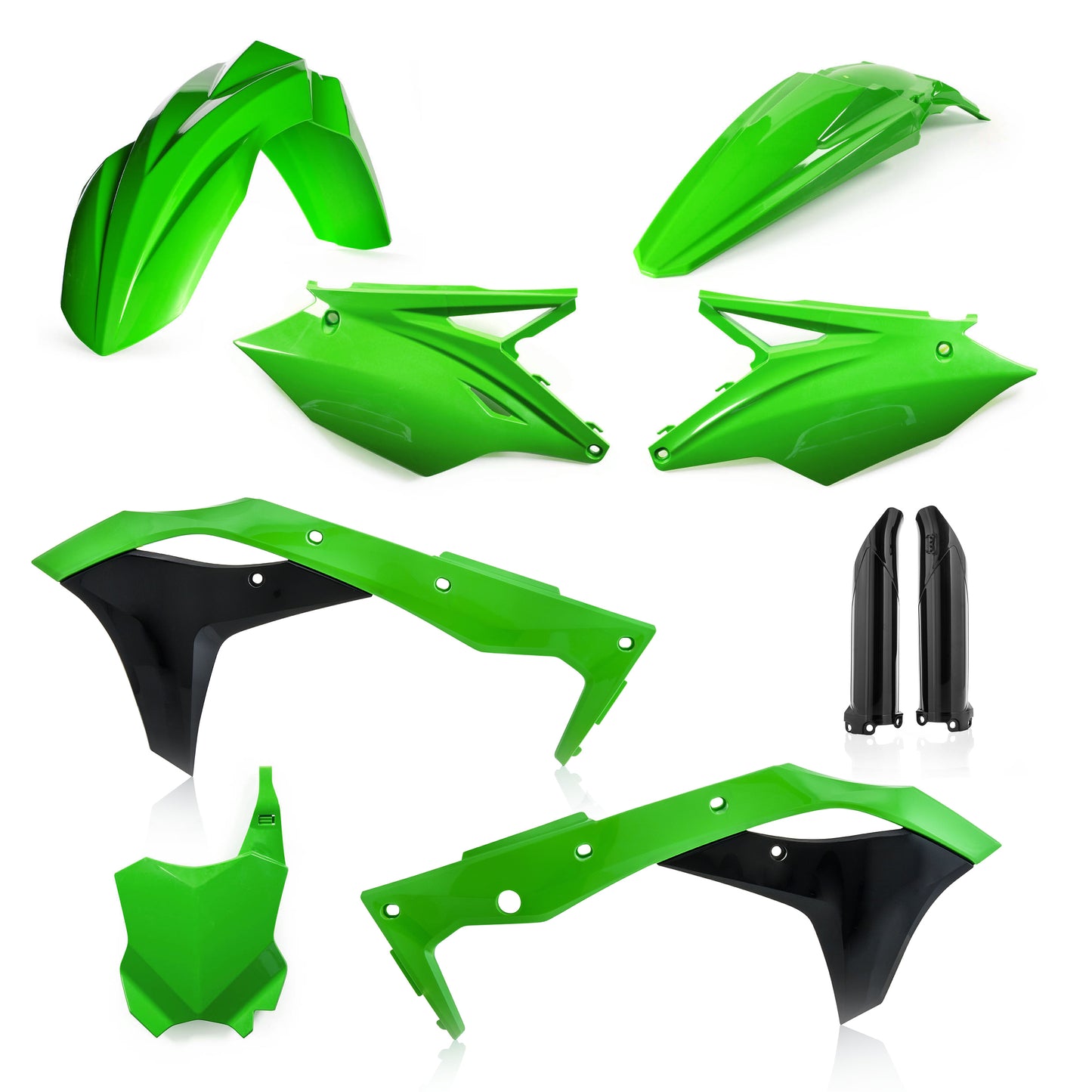 ACERBIS Full Plastic Kit Original for Kawasaki KX250F (2018-2020) - Offroad Replacement Body Parts