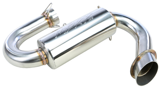 MBRP Performance Exhaust Race Series for Polaris Snowmobiles – 4-inch Muffler with Improved Throttle Response