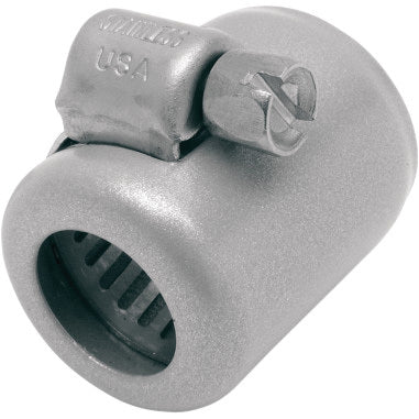 NAMZ Custom Cycle Silver 3/8 inch ID Hose Clamps 6 Pack - V-Twin Electrical Wiring Components