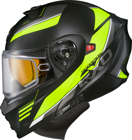 Scorpion EXO Exo GT930 Cold Weather Modular Helmet - Hi-Vis Yellow, Small