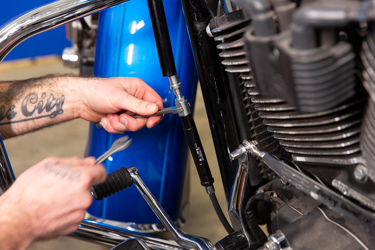 Motion Pro Top Half Clutch Cable for Harley-Davidson Softail and Touring Models (Part 06-0458)