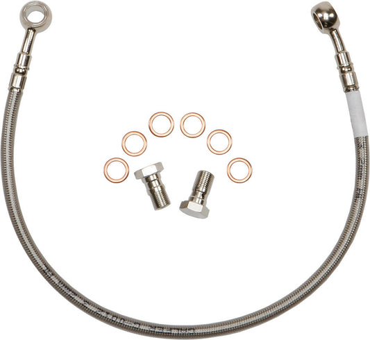 GBRAKES FK003D639R Rear Brake Line Kit for ATV/UTV