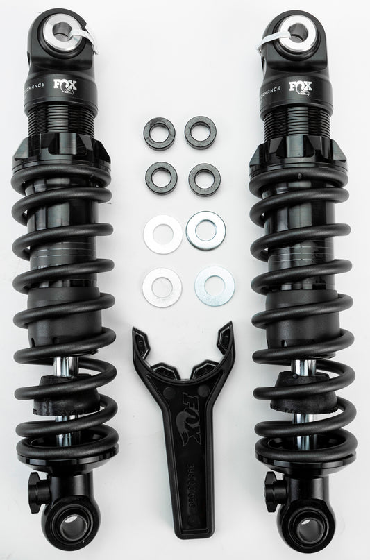 FOX IFP QSR Shocks for Harley Davidson Road Glide and Tour Glide Classic - 12 Inch Standard Rebound Adjustable