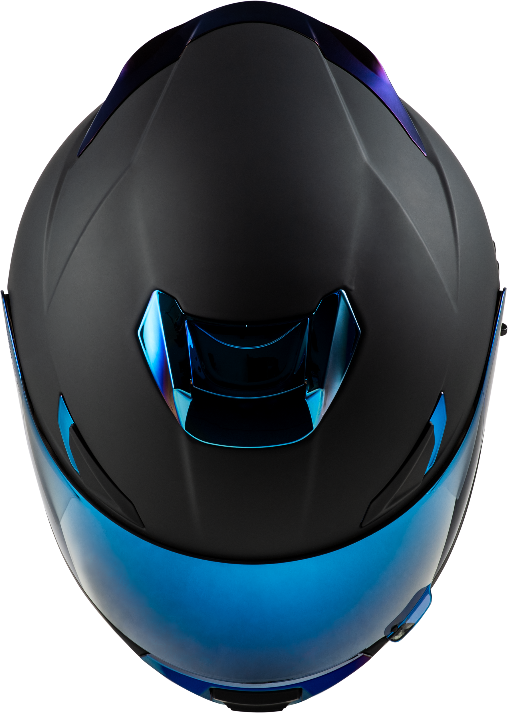 Fly Racing Sentinel Recon Full-Face Helmet Matte Black/Blue Chrome X-Large - Street Motorcycle Helmet with Advanced Ventilation and Impact Protection