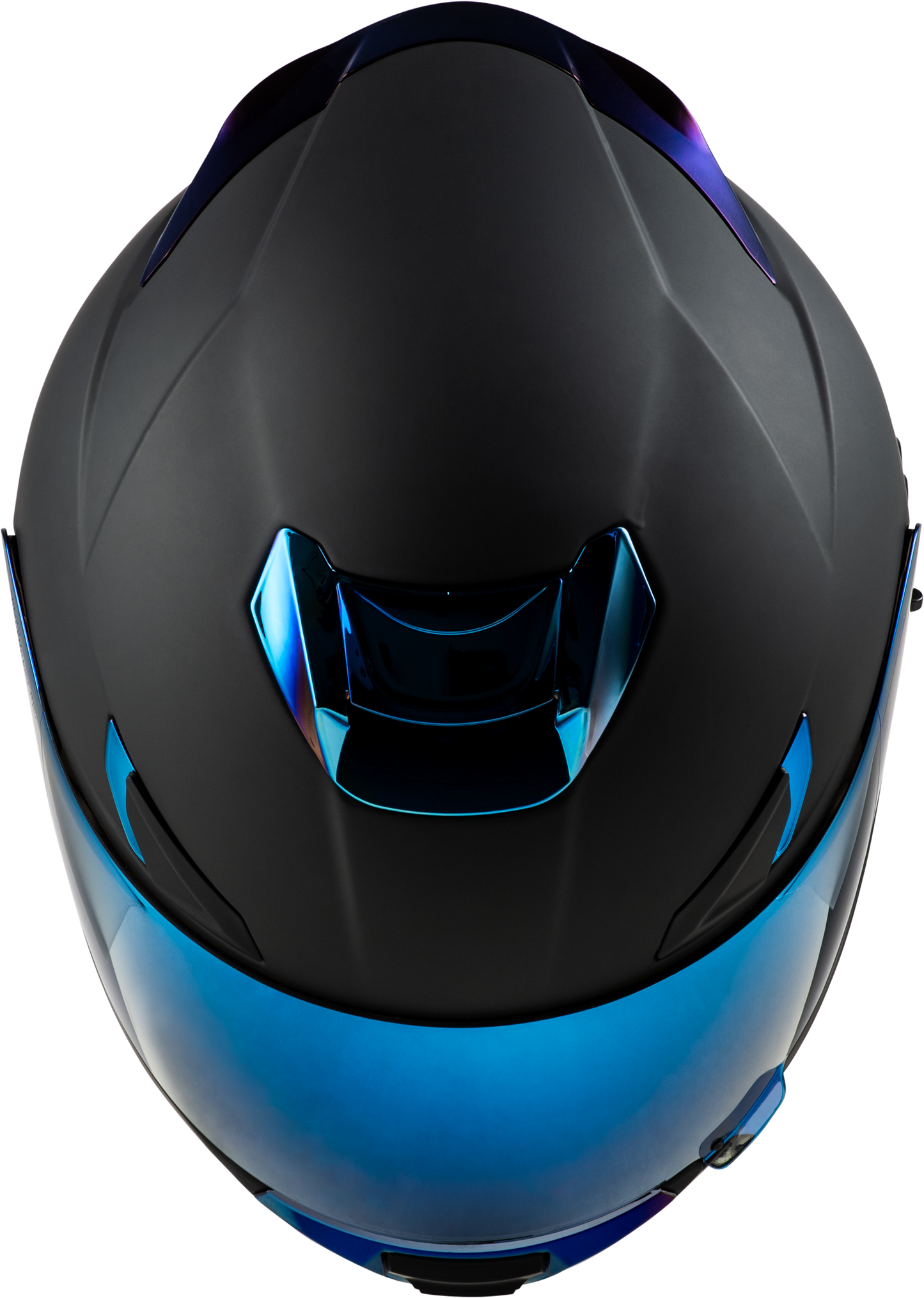 Fly Racing Sentinel Recon Helmet Matte Black/Blue Chrome 2X-Large