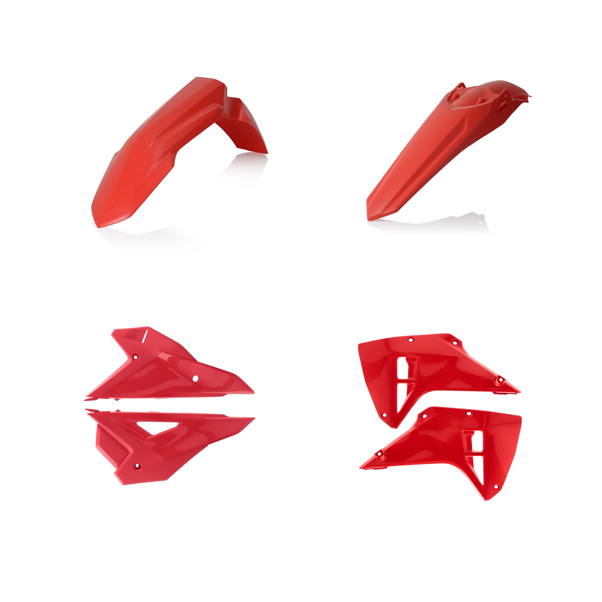 ACERBIS Plastic Kit Hon Red - Offroad Replacement Body Parts