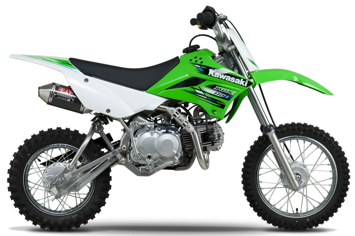 Yoshimura RS-2 Full Exhaust System for Kawasaki KLX110 - Performance Offroad Motorcycle Upgrade