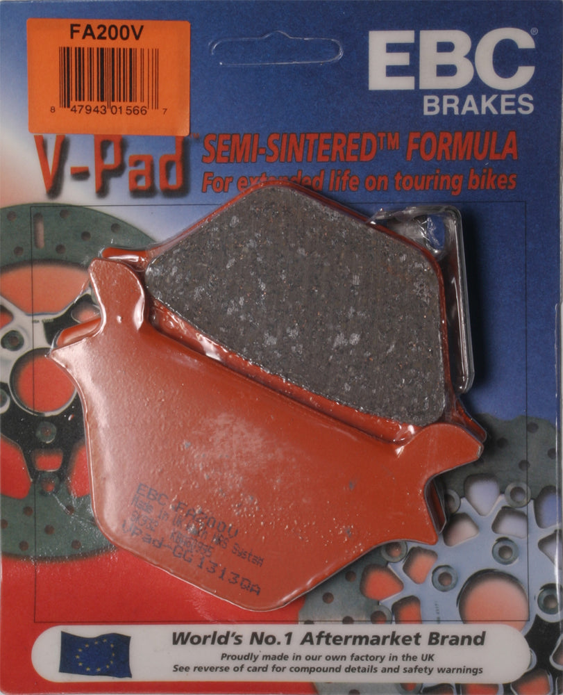 EBC Brakes Fa200V V Series Brake Pads for Harley Davidson FXR & Dyna Super Glide