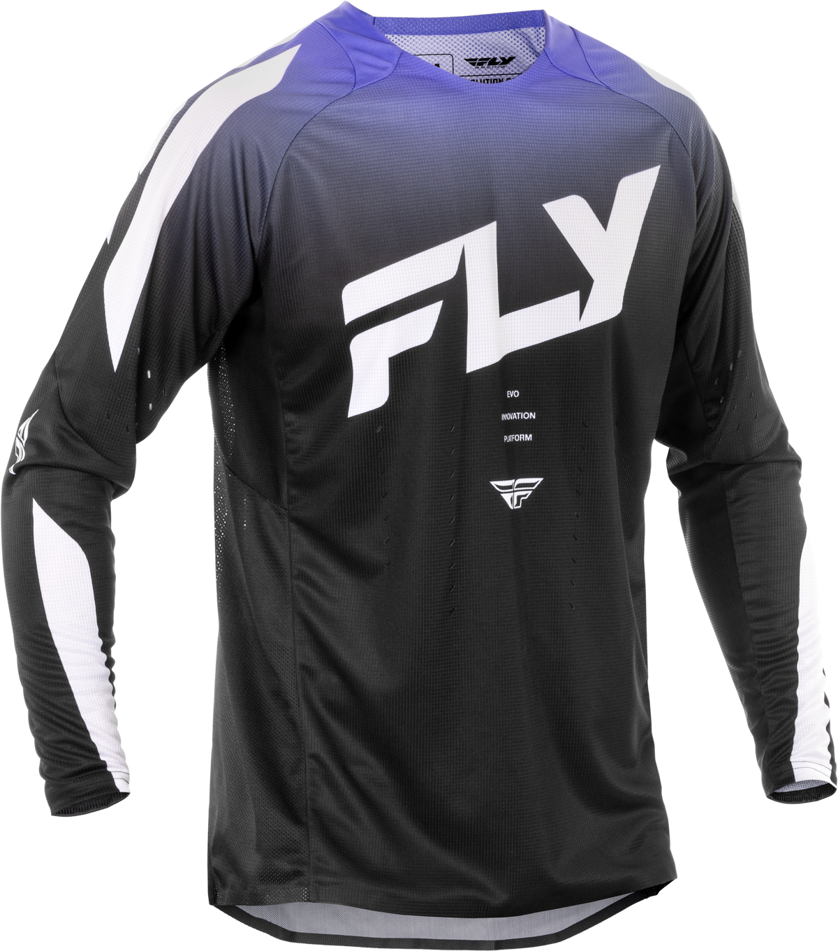 Fly Racing Evolution DST Jersey Offroad Apparel for Men - X-Large Black, White & Purple