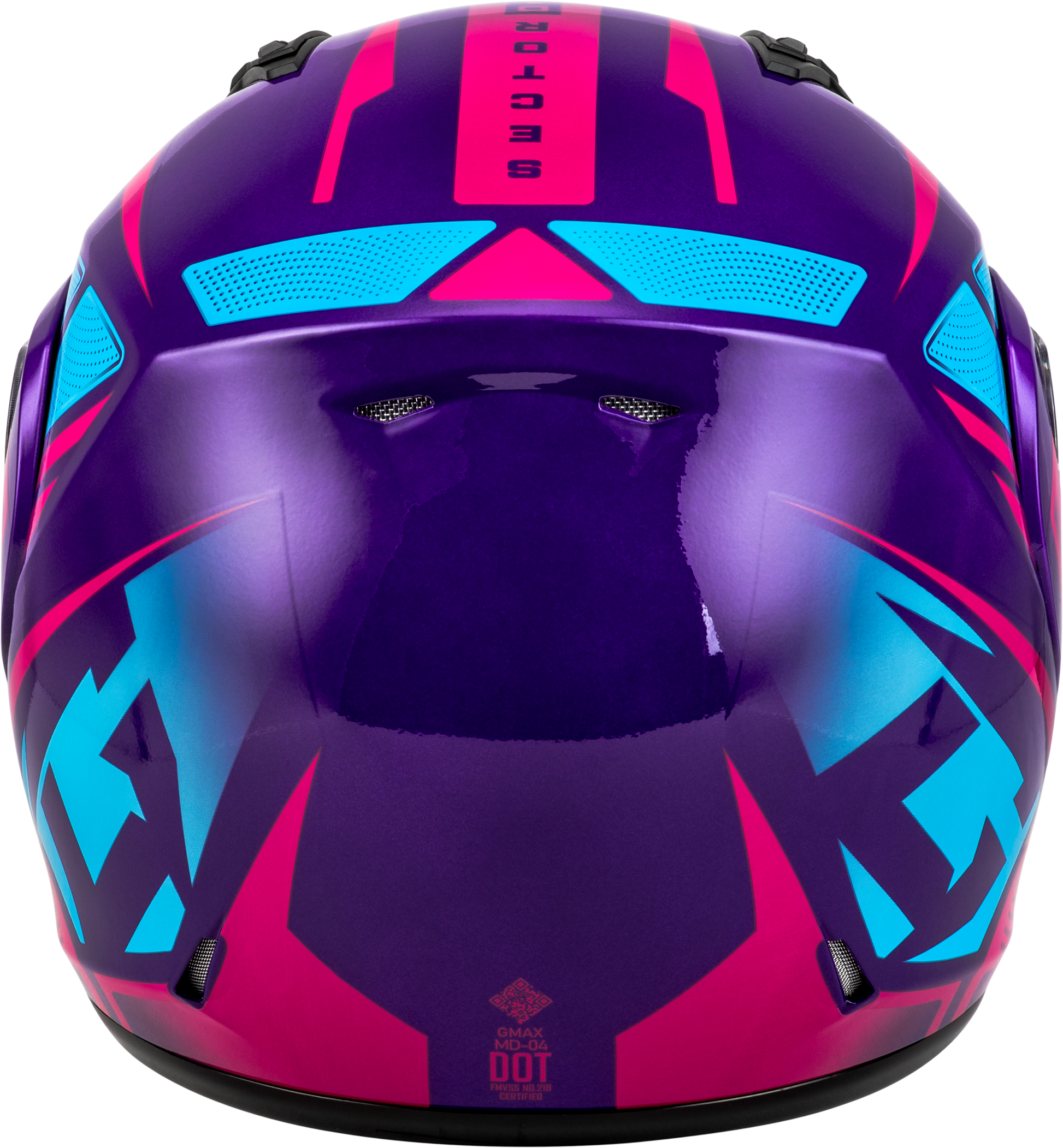 GMAX MD-04 Modular Helmet in Violet/Pink – X-Large for Street Riding