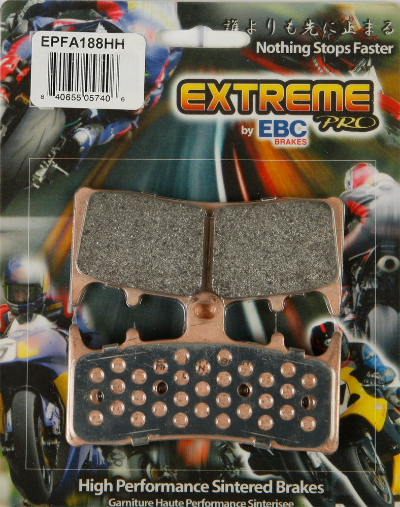 EBC Extreme Pro Brake Pads for Kawasaki ZX-6R, Vulcan 1600, and More – High-Performance Road Race and Street Upgrade